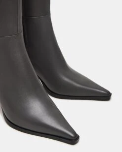 LINGO GREY LEATHER -Steve Madden Store STEVEMADDEN SHOES LINGO GREY LEATHER 04