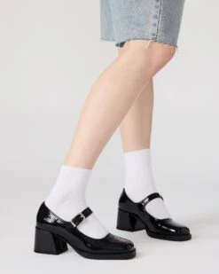 LISBON BLACK LEATHER -Steve Madden Store STEVEMADDEN SHOES LISBON BLACK 0344 e2232fae e102 4e45 86b3 aaaf420df70f