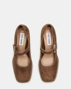 LISBON CHESTNUT SUEDE -Steve Madden Store STEVEMADDEN SHOES LISBON CHESTNUT SUEDE 03