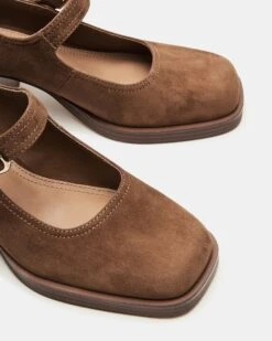 LISBON CHESTNUT SUEDE -Steve Madden Store STEVEMADDEN SHOES LISBON CHESTNUT SUEDE 04