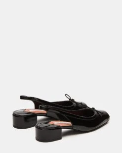 LOVED BLACK CRINKLE PATENT -Steve Madden Store STEVEMADDEN SHOES LOVED BLACK CRINKLE 02