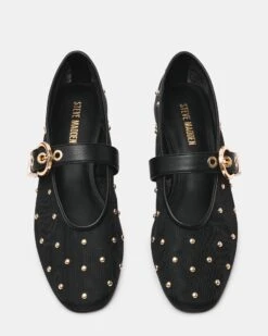 LUCIA STUD BLACK MULTI -Steve Madden Store STEVEMADDEN SHOES LUCIA ST BLACK GOLD04
