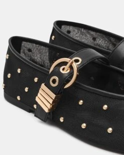 LUCIA STUD BLACK MULTI -Steve Madden Store STEVEMADDEN SHOES LUCIA ST BLACK GOLD05