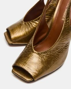 LUCIAN OLIVE CRINKLE PATENT -Steve Madden Store STEVEMADDEN SHOES LUCIAN OLIVE CRINKLE PATENT 05