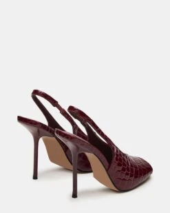 LUCIAN WINE CROCODILE -Steve Madden Store STEVEMADDEN SHOES LUCIAN WINE CROCO 02