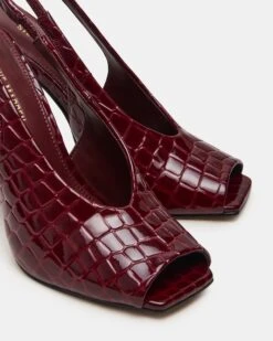 LUCIAN WINE CROCODILE -Steve Madden Store STEVEMADDEN SHOES LUCIAN WINE CROCO 04