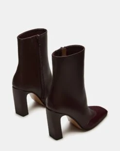 LYLE BURGUNDY LEATHER -Steve Madden Store STEVEMADDEN SHOES LYLE BURGUNDY LEATHER 03