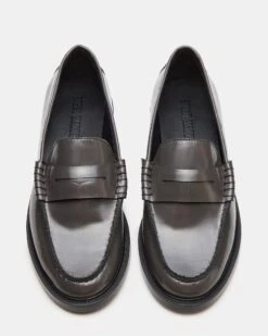 MADISON GREY LEATHER -Steve Madden Store STEVEMADDEN SHOES MADISON GREY LEATHER 04