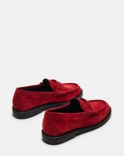 MADISON RED SUEDE -Steve Madden Store STEVEMADDEN SHOES MADISON RED SUEDE 03