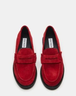 MADISON RED SUEDE -Steve Madden Store STEVEMADDEN SHOES MADISON RED SUEDE 04