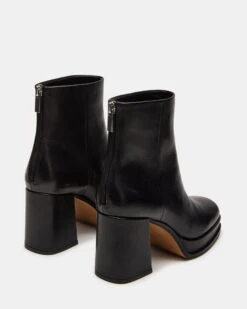 MAXIE BLACK LEATHER -Steve Madden Store STEVEMADDEN SHOES MAXIE BLACK LEATHER 02