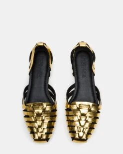 MEDLIN GOLD LEATHER 8 MEDLIN GOLD LEATHER -Steve Madden Store STEVEMADDEN SHOES MEDLIN GOLD 03