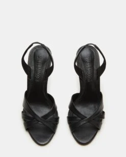 MINX BLACK LEATHER -Steve Madden Store STEVEMADDEN SHOES MINX BLACK LEATHER 04