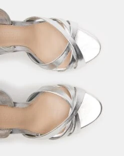 MINX SILVER LEATHER -Steve Madden Store STEVEMADDEN SHOES MINX SILVER LEATHER 03