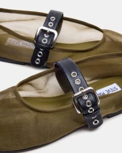 MITSY OLIVE/BLACK 7 MITSY OLIVE/BLACK -Steve Madden Store STEVEMADDEN SHOES MITSY OLIVE BLACK 05