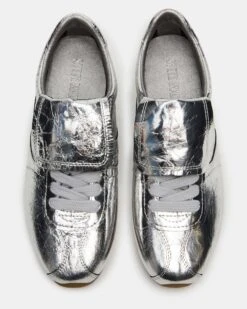 MOBILITY SILVER LEATHER -Steve Madden Store STEVEMADDEN SHOES MOBILITY SILVER LEATHER 03