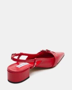 MODISH RED LEATHER -Steve Madden Store STEVEMADDEN SHOES MODISH RED LEATHER 03