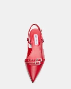MODISH RED LEATHER -Steve Madden Store STEVEMADDEN SHOES MODISH RED LEATHER 04
