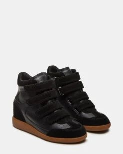 MUSTANG BLACK SUEDE -Steve Madden Store STEVEMADDEN SHOES MUSTANG BLACK SUEDE