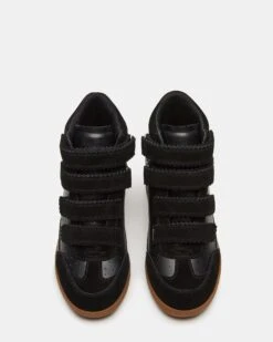 MUSTANG BLACK SUEDE -Steve Madden Store STEVEMADDEN SHOES MUSTANG BLACK SUEDE 03