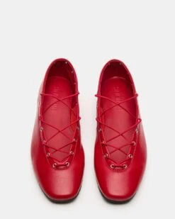 POINTE RED LEATHER 10 POINTE RED LEATHER -Steve Madden Store STEVEMADDEN SHOES POINTE RED LEATHER 06