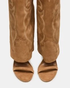 RAVINE WESTERN TAN SUEDE -Steve Madden Store STEVEMADDEN SHOES RAVINE WEST TAN SUEDE 03