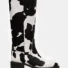 RIGGS BLACK COW PRINT