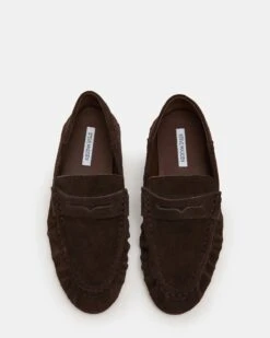 ROGER CHOCOLATE BROWN SUEDE 8 ROGER CHOCOLATE BROWN SUEDE -Steve Madden Store STEVEMADDEN SHOES ROGER CHOCOLATE BROWN SUEDE 03