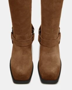 RUSKIN CHESTNUT SUEDE -Steve Madden Store STEVEMADDEN SHOES RUSKIN CHESTNUT SUEDE 03 1