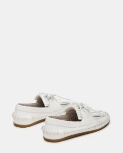 SAMUAL WHITE LEATHER 9 SAMUAL WHITE LEATHER -Steve Madden Store STEVEMADDEN SHOES SAMUAL WHITE LEATHER 02