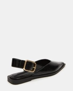 SHAY BLACK LEATHER -Steve Madden Store STEVEMADDEN SHOES SHAY BLACK LEATHER 02