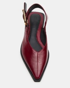 SHAY BURGUNDY LEATHER -Steve Madden Store STEVEMADDEN SHOES SHAY BURGUNDY LEATHER 04