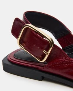 SHAY BURGUNDY LEATHER -Steve Madden Store STEVEMADDEN SHOES SHAY BURGUNDY LEATHER 05