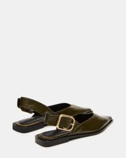 SHAY OLIVE LEATHER -Steve Madden Store STEVEMADDEN SHOES SHAY OLLIVE LEATHER 02