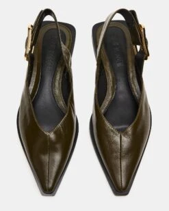 SHAY OLIVE LEATHER -Steve Madden Store STEVEMADDEN SHOES SHAY OLLIVE LEATHER 03