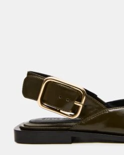 SHAY OLIVE LEATHER -Steve Madden Store STEVEMADDEN SHOES SHAY OLLIVE LEATHER 04
