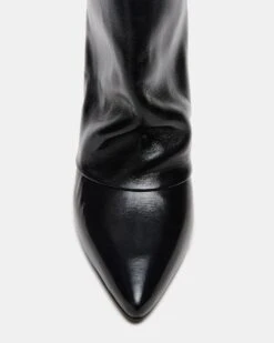 SHINER BLACK LEATHER 8 SHINER BLACK LEATHER -Steve Madden Store STEVEMADDEN SHOES SHINER BLACK LEATHER 04