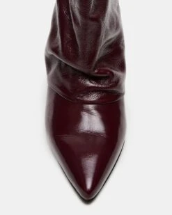 SHINER WINE LEATHER 8 SHINER WINE LEATHER -Steve Madden Store STEVEMADDEN SHOES SHINER WINE LEATHER 04