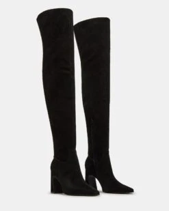 STRATUS BLACK SUEDE -Steve Madden Store STEVEMADDEN SHOES STRATUS BLACK SUEDE 01