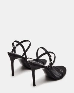 TANA BLACK SATIN -Steve Madden Store STEVEMADDEN SHOES TANA BLACK SATIN 03