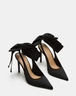 TEACUP BLACK SATIN -Steve Madden Store STEVEMADDEN SHOES TEACUP BLACK SATIN 02