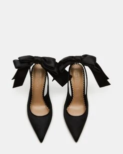 TEACUP BLACK SATIN -Steve Madden Store STEVEMADDEN SHOES TEACUP BLACK SATIN 04