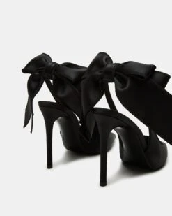 TEACUP BLACK SATIN -Steve Madden Store STEVEMADDEN SHOES TEACUP BLACK SATIN 05