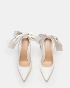 TEACUP IVORY SATIN -Steve Madden Store STEVEMADDEN SHOES TEACUP IVORY SATIN 03 1
