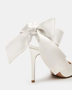 TEACUP IVORY SATIN -Steve Madden Store STEVEMADDEN SHOES TEACUP IVORY SATIN 04 1