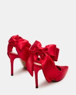 TEACUP RED SATIN -Steve Madden Store STEVEMADDEN SHOES TEACUP RED SATIN 03