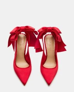TEACUP RED SATIN -Steve Madden Store STEVEMADDEN SHOES TEACUP RED SATIN 04