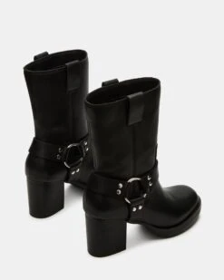 TOPHER BLACK LEATHER 9 TOPHER BLACK LEATHER -Steve Madden Store STEVEMADDEN SHOES TOPHER BLACK LEATHER 03