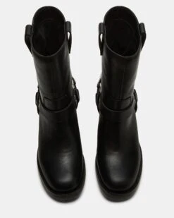 TOPHER BLACK LEATHER 8 TOPHER BLACK LEATHER -Steve Madden Store STEVEMADDEN SHOES TOPHER BLACK LEATHER 04