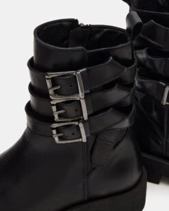 VANDAL BLACK LEATHER 7 VANDAL BLACK LEATHER -Steve Madden Store STEVEMADDEN SHOES VANDAL BLACK LEATHER 05